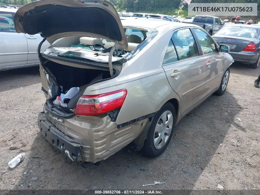 2007 Toyota Camry Le VIN: 4T1BE46K17U075623 Lot: 39852706