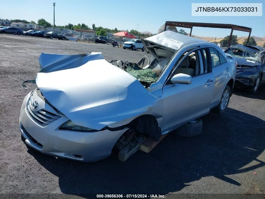 2007 Toyota Camry Hybrid VIN: JTNBB46KX73033031 Lot: 39856306