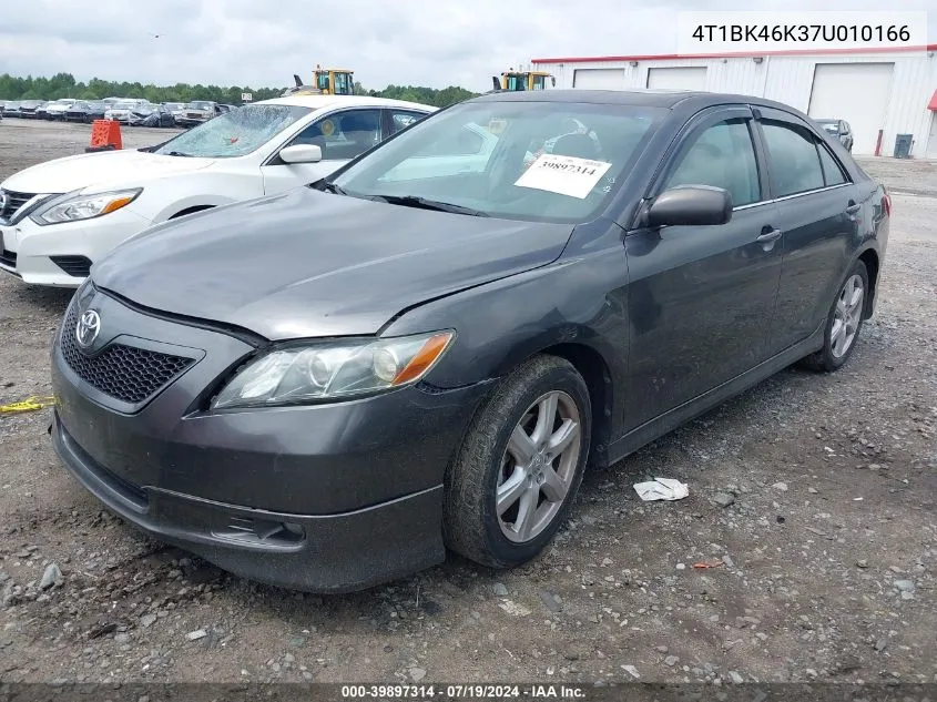 4T1BK46K37U010166 2007 Toyota Camry Se V6