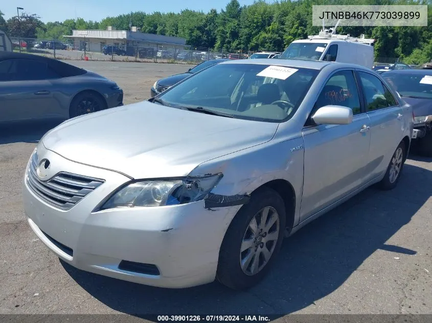 2007 Toyota Camry Hybrid VIN: JTNBB46K773039899 Lot: 39901226