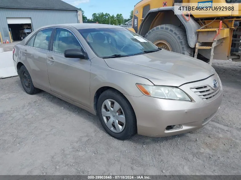 4T1BE46K37U692988 2007 Toyota Camry Le