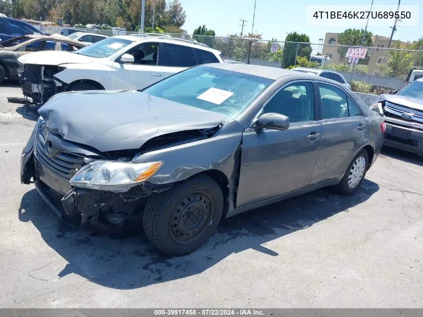 4T1BE46K27U689550 2007 Toyota Camry Ce