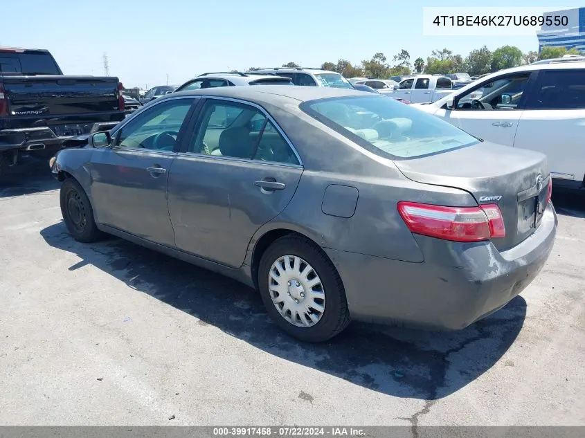 4T1BE46K27U689550 2007 Toyota Camry Ce