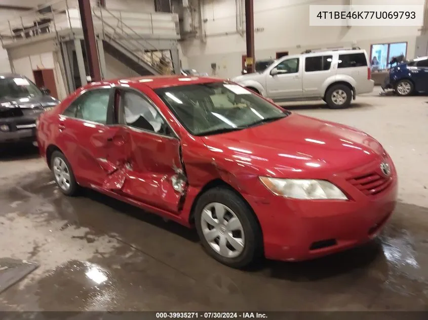 2007 Toyota Camry Le VIN: 4T1BE46K77U069793 Lot: 39935271