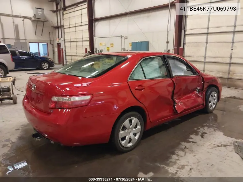 4T1BE46K77U069793 2007 Toyota Camry Le