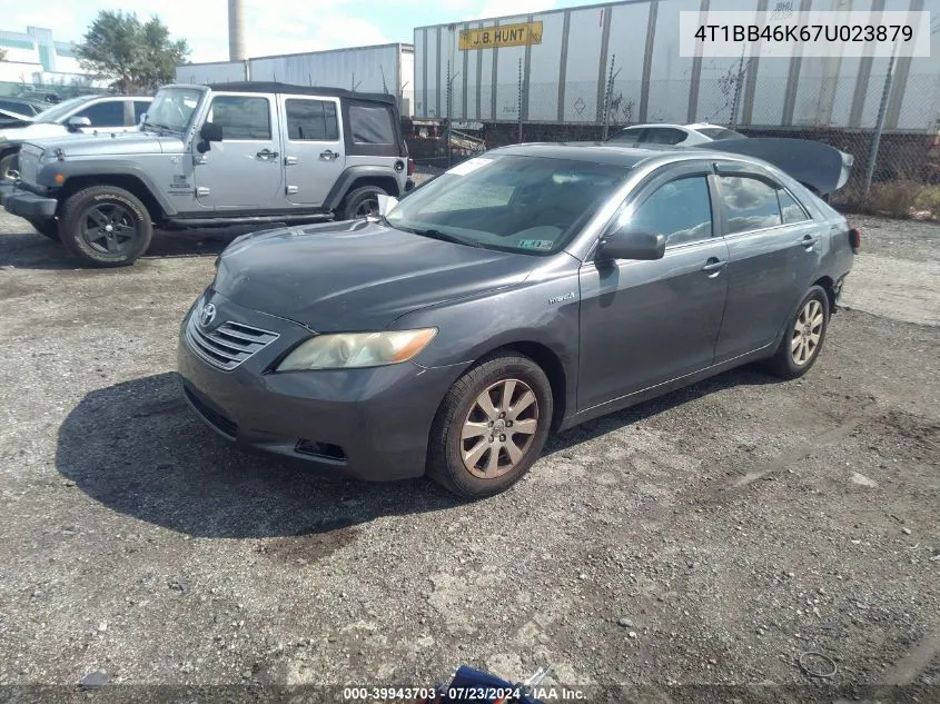 4T1BB46K67U023879 2007 Toyota Camry Hybrid