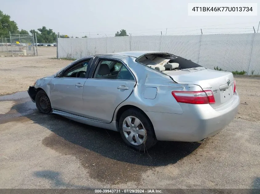 2007 Toyota Camry Le V6/Se V6/Xle V6 VIN: 4T1BK46K77U013734 Lot: 39943731