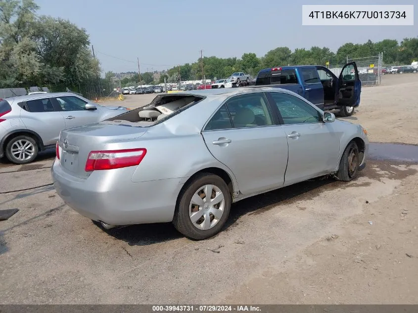 4T1BK46K77U013734 2007 Toyota Camry Le V6/Se V6/Xle V6