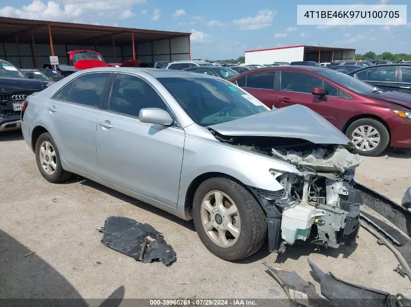 2007 Toyota Camry Ce/Le/Xle/Se VIN: 4T1BE46K97U100705 Lot: 39960761