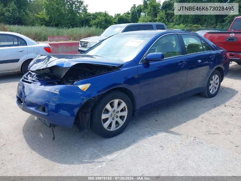 JTNBE46K673028495 2007 Toyota Camry Xle