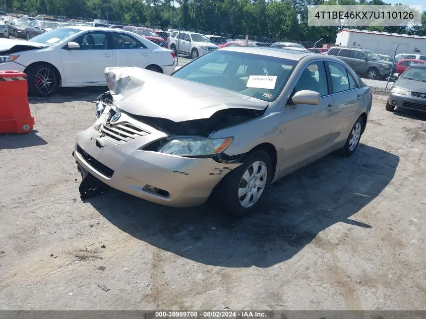 4T1BE46KX7U110126 2007 Toyota Camry Le