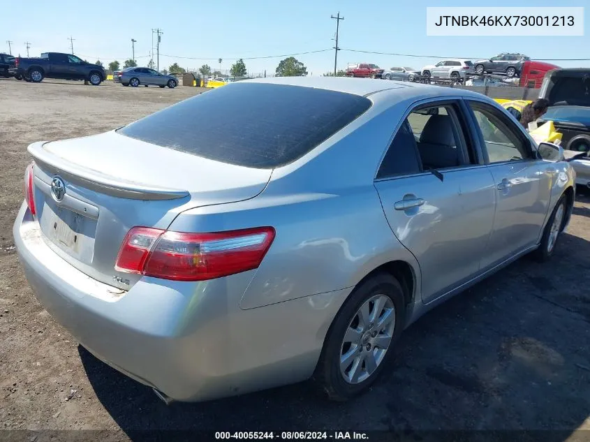 2007 Toyota Camry Le/Xle/Se VIN: JTNBK46KX73001213 Lot: 40055244