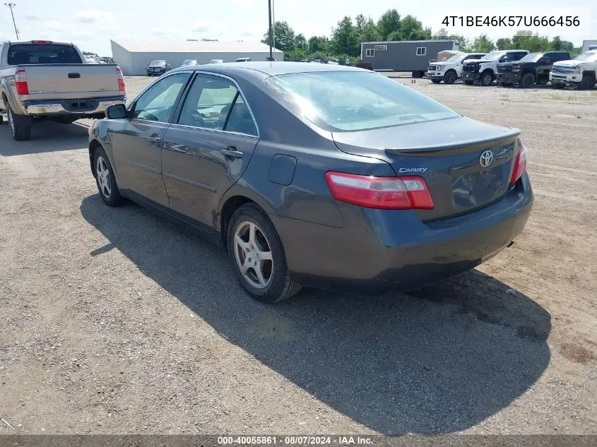 2007 Toyota Camry Ce/Le/Xle/Se VIN: 4T1BE46K57U666456 Lot: 40055861