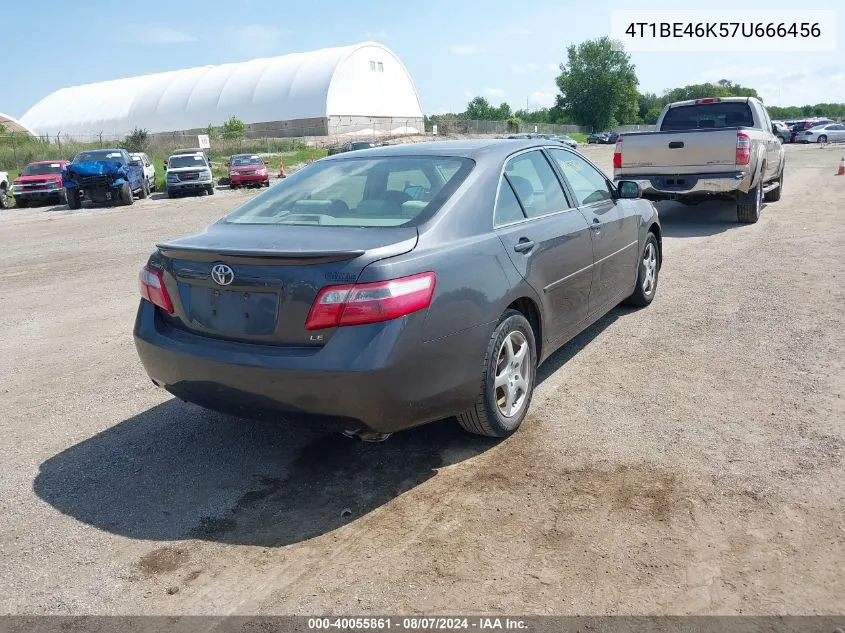 4T1BE46K57U666456 2007 Toyota Camry Ce/Le/Xle/Se