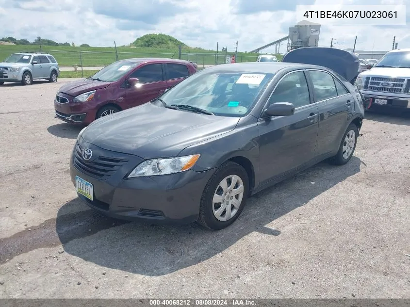 4T1BE46K07U023061 2007 Toyota Camry Le