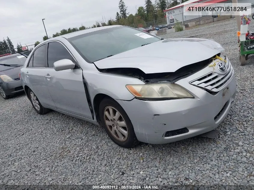 4T1BK46K77U518284 2007 Toyota Camry Le/Xle/Se