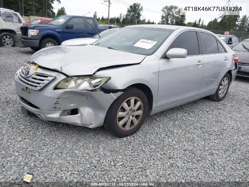 4T1BK46K77U518284 2007 Toyota Camry Le/Xle/Se