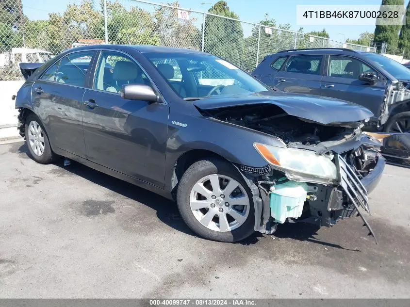 4T1BB46K87U002628 2007 Toyota Camry Hybrid