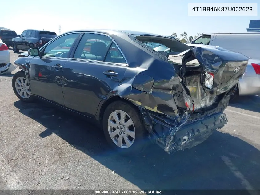 4T1BB46K87U002628 2007 Toyota Camry Hybrid