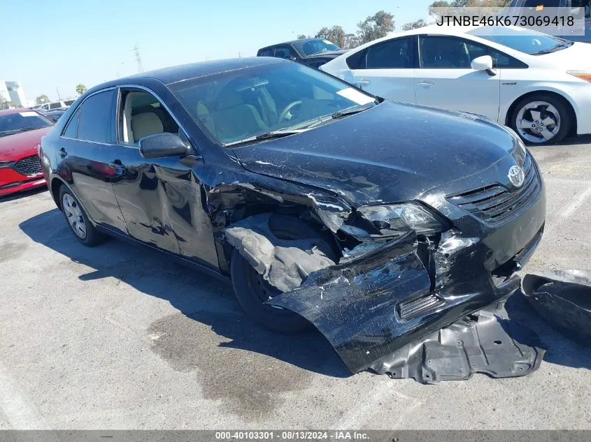 2007 Toyota Camry Ce VIN: JTNBE46K673069418 Lot: 40103301