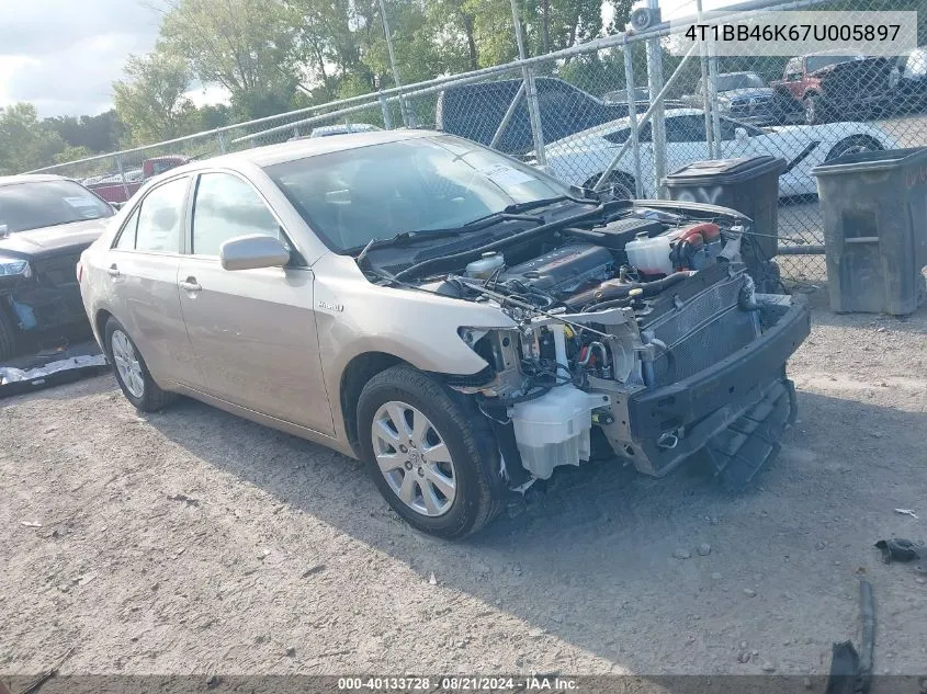 4T1BB46K67U005897 2007 Toyota Camry Hybrid