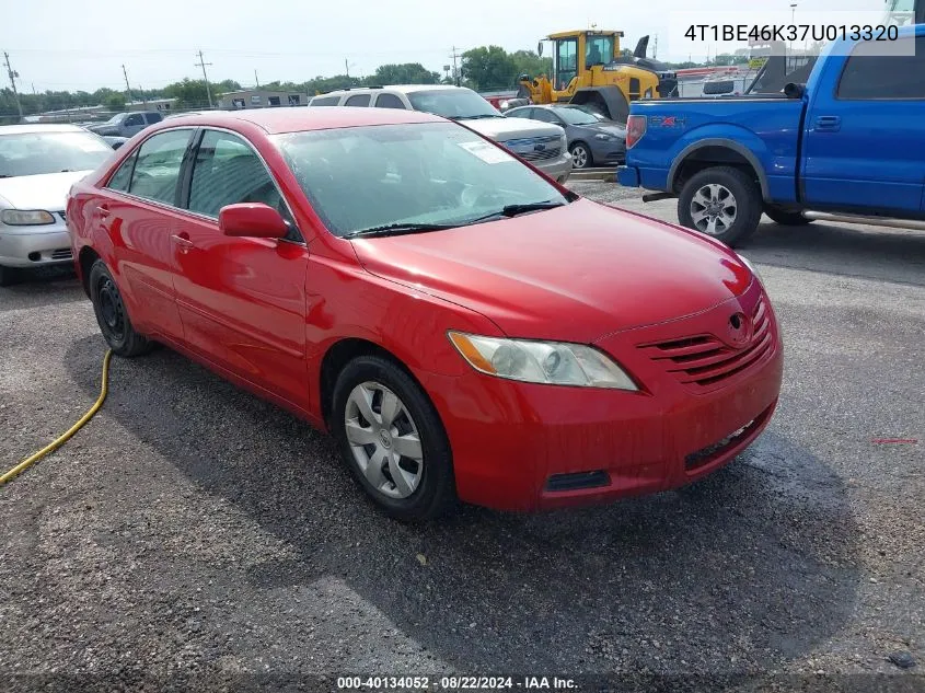 2007 Toyota Camry Le VIN: 4T1BE46K37U013320 Lot: 40134052