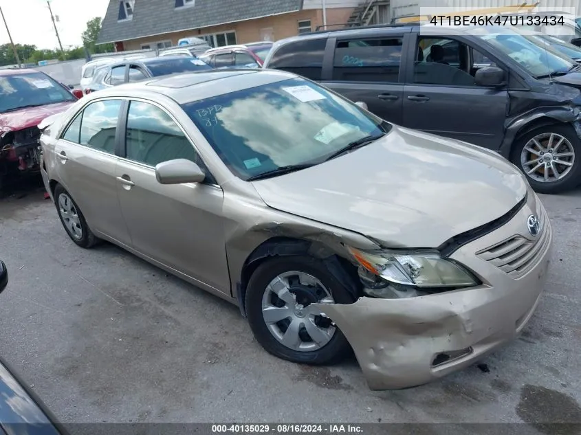 4T1BE46K47U133434 2007 Toyota Camry Le