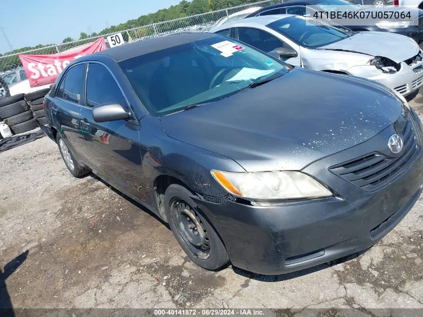 2007 Toyota Camry Le VIN: 4T1BE46K07U057064 Lot: 40141872