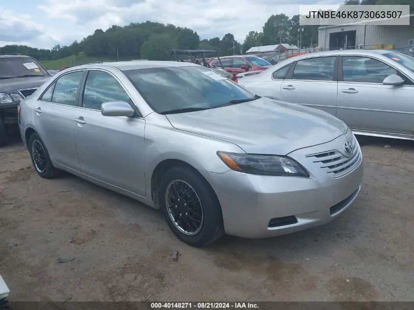 2007 Toyota Camry Ce/Le/Xle/Se VIN: JTNBE46K873063507 Lot: 40148271