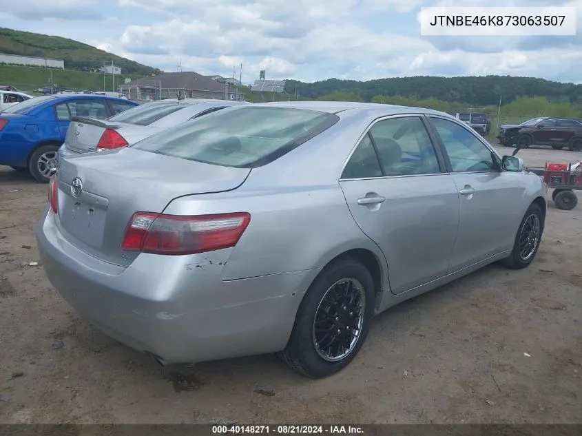 2007 Toyota Camry Ce/Le/Xle/Se VIN: JTNBE46K873063507 Lot: 40148271