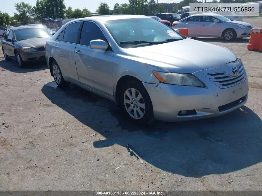 4T1BK46K77U556856 2007 Toyota Camry Xle V6