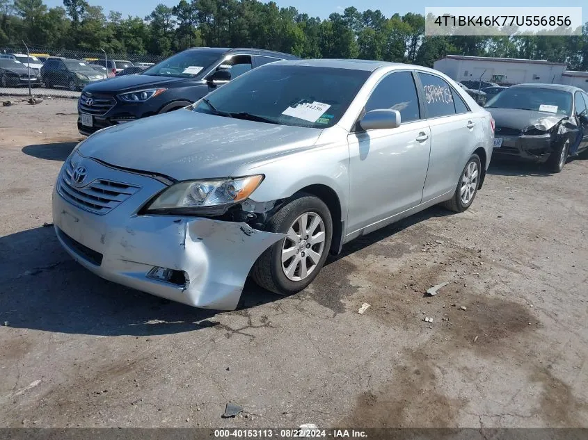 4T1BK46K77U556856 2007 Toyota Camry Xle V6