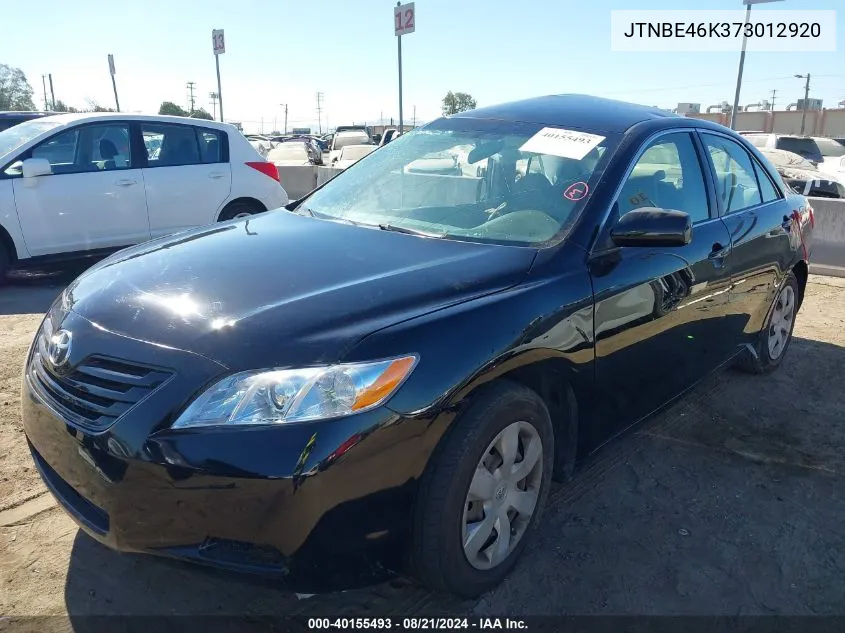 JTNBE46K373012920 2007 Toyota Camry Ce/Le/Xle/Se