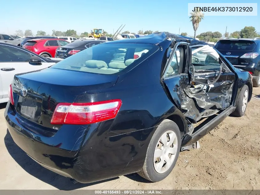 JTNBE46K373012920 2007 Toyota Camry Ce/Le/Xle/Se