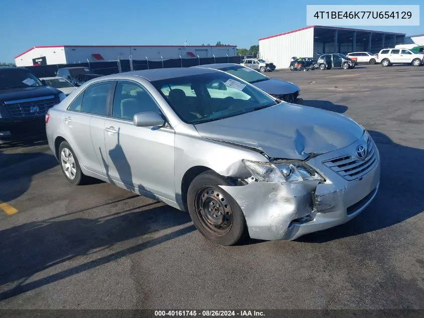 2007 Toyota Camry Le VIN: 4T1BE46K77U654129 Lot: 40161745