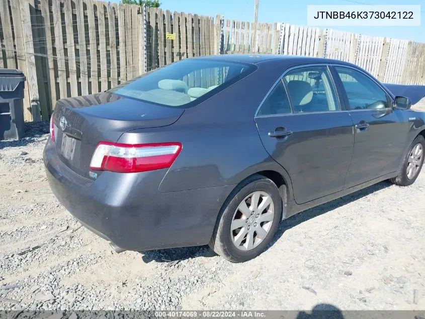 JTNBB46K373042122 2007 Toyota Camry Hybrid