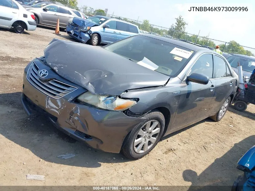 2007 Toyota Camry Hybrid VIN: JTNBB46K973009996 Lot: 40187065