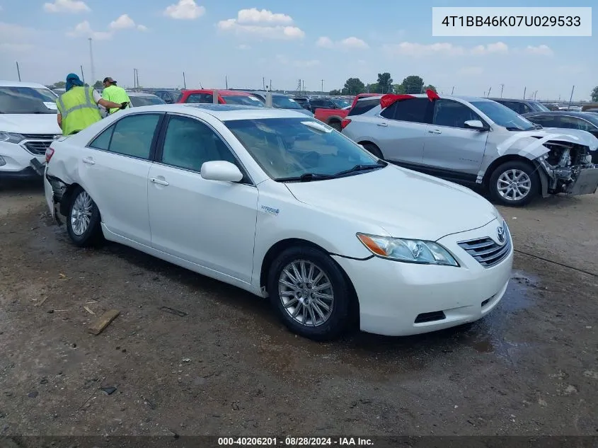 4T1BB46K07U029533 2007 Toyota Camry Hybrid