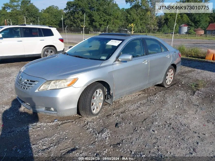 JTNBK46K973010775 2007 Toyota Camry Xle V6