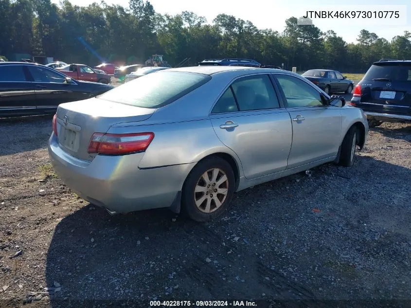 2007 Toyota Camry Xle V6 VIN: JTNBK46K973010775 Lot: 40228175