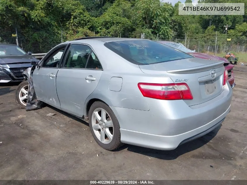 2007 Toyota Camry Se VIN: 4T1BE46K97U699542 Lot: 40229639