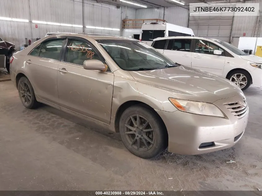 JTNBE46K773092402 2007 Toyota Camry Le