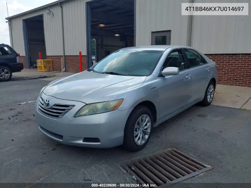 2007 Toyota Camry Hybrid VIN: 4T1BB46KX7U014697 Lot: 40239690