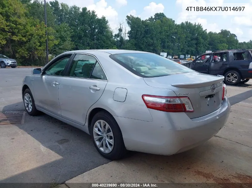 4T1BB46KX7U014697 2007 Toyota Camry Hybrid