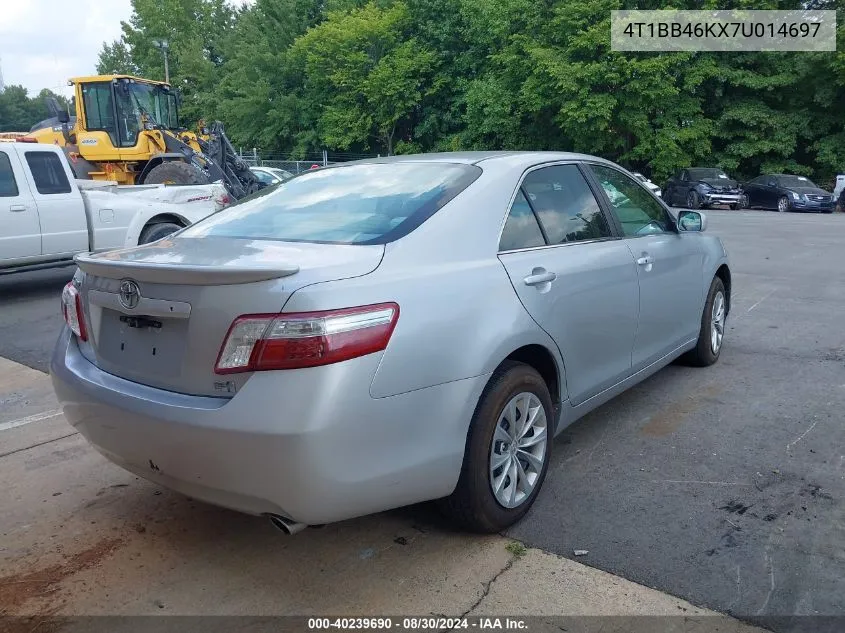 4T1BB46KX7U014697 2007 Toyota Camry Hybrid