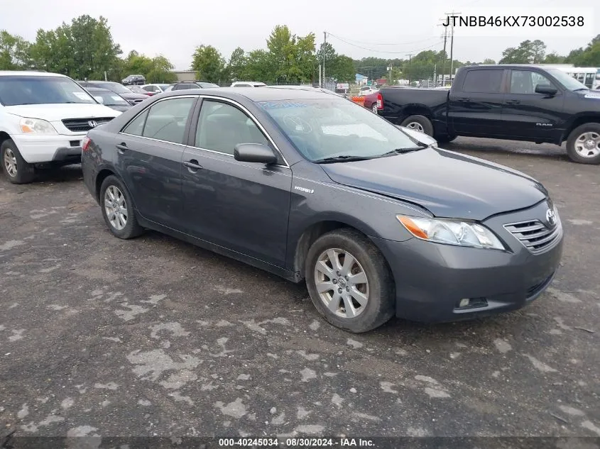 JTNBB46KX73002538 2007 Toyota Camry Hybrid