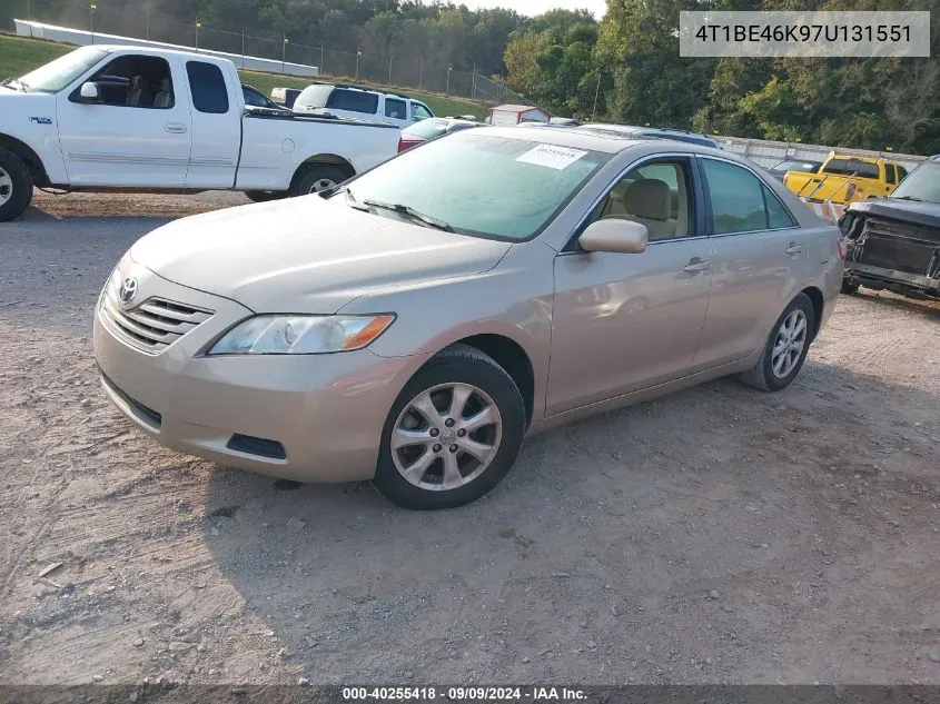 2007 Toyota Camry Le VIN: 4T1BE46K97U131551 Lot: 40255418