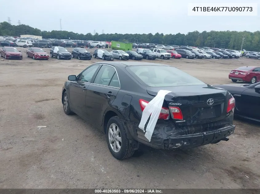 4T1BE46K77U090773 2007 Toyota Camry Le