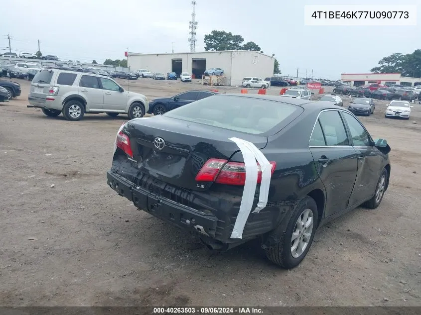 2007 Toyota Camry Le VIN: 4T1BE46K77U090773 Lot: 40263503