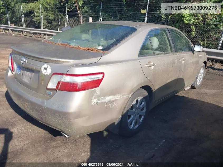 JTNBB46K673009275 2007 Toyota Camry Hybrid